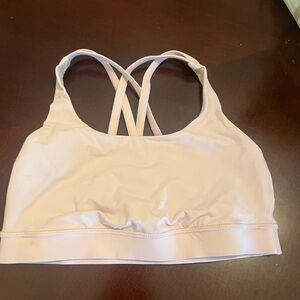 lululemon athletica Pale Pink Crossback Sports Bra